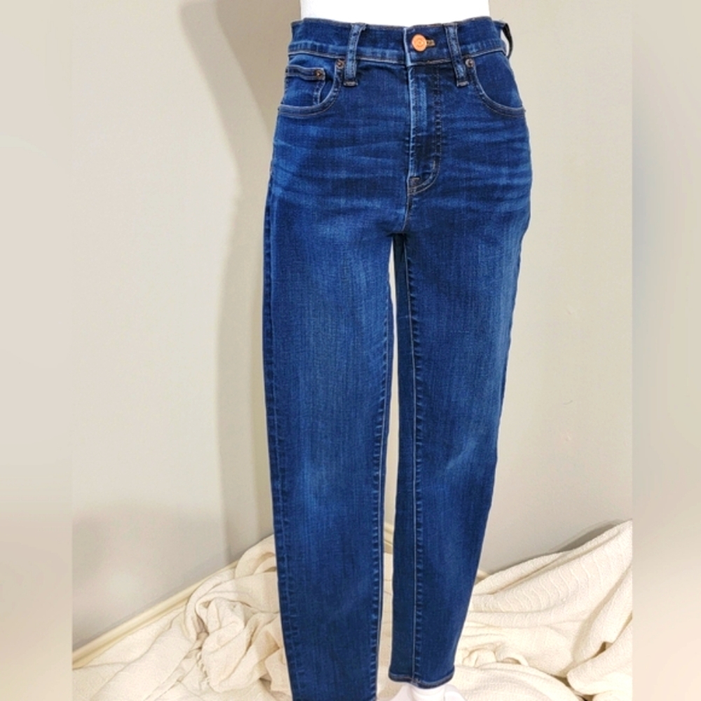 J.Crew 9" High-Rise Toothpick Jean in Point Lake Wash Women's Size 27 - Picture 2 of 12